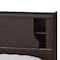 Baxton Studio Larsine Modern Brown Finished Queen Size Platform Storage Bed 148-8260 - alternate 7
